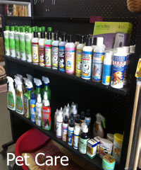 We carry a wide range of pet care products